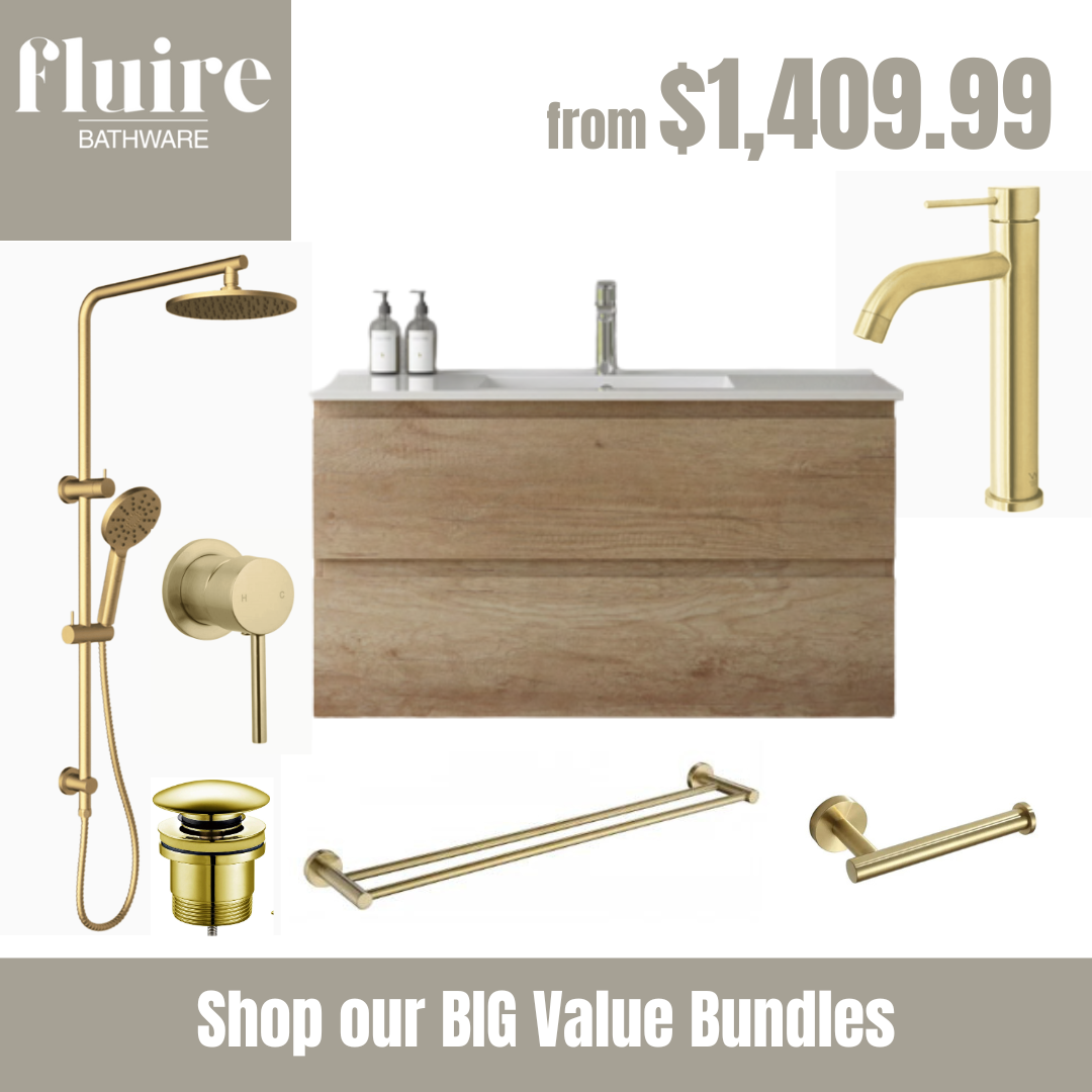 Serenity Natural Oak Vanity Bundle