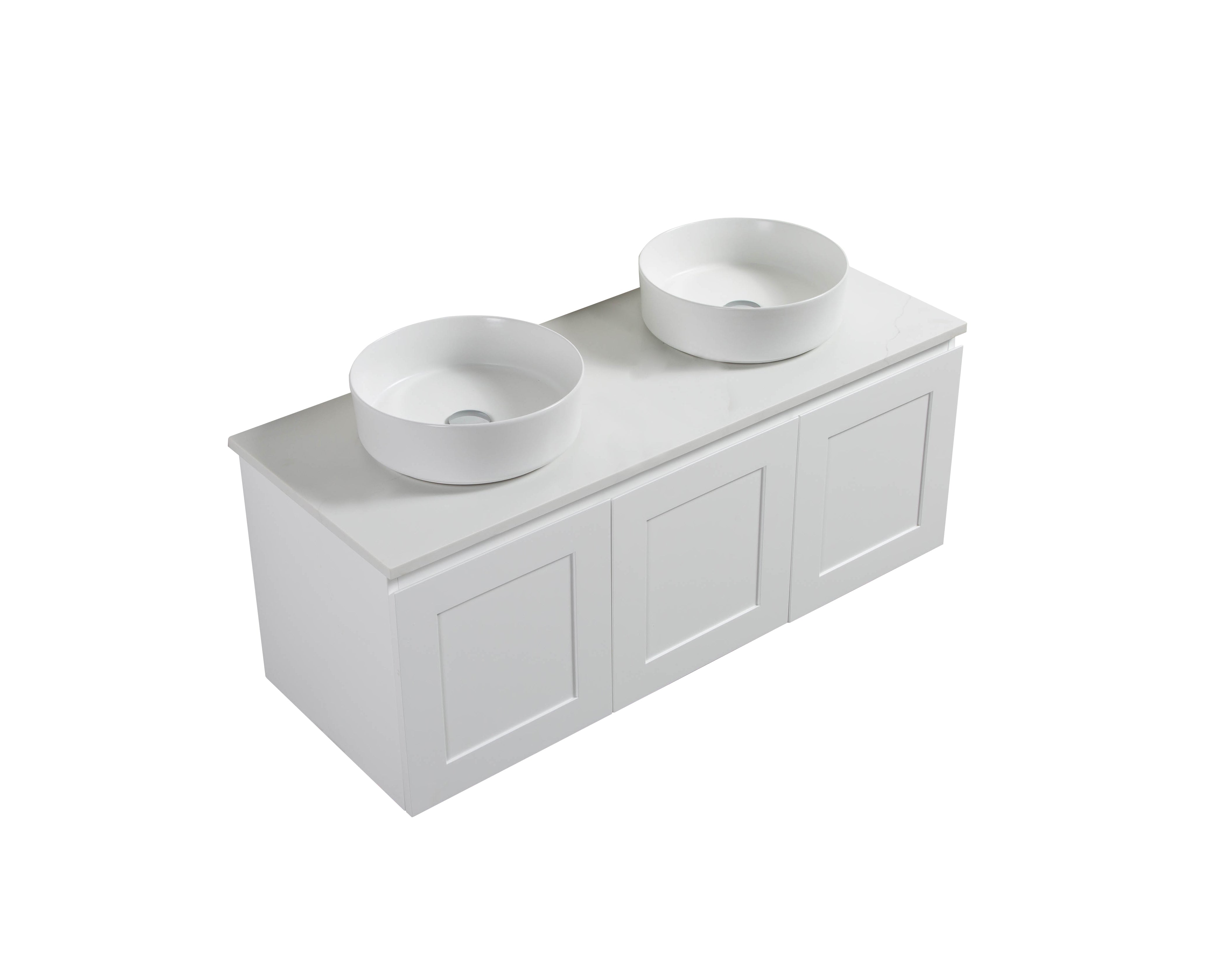 Hampton Style Matte White Vanity Bundle