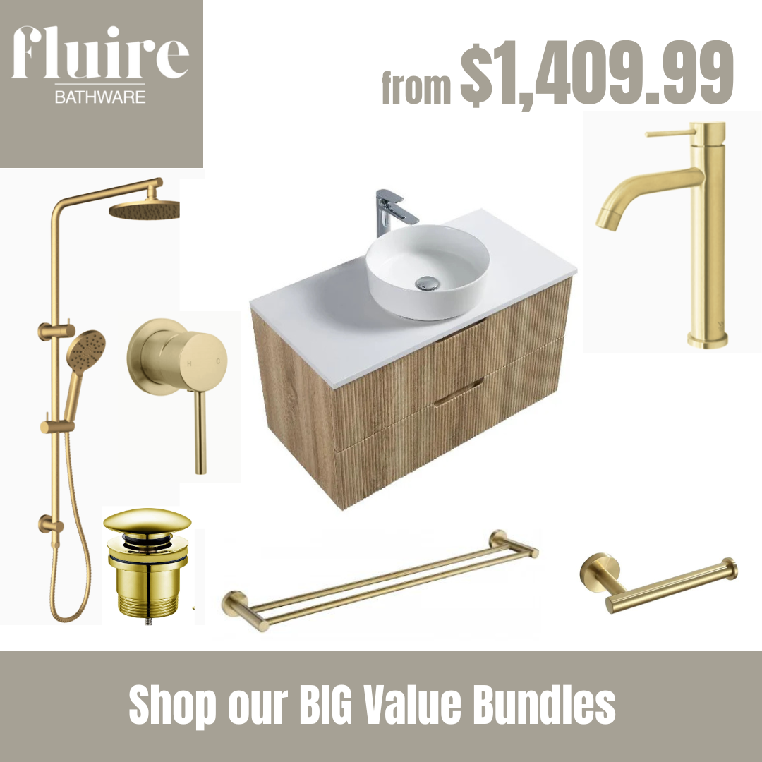 Mornington Fluted Oak Vanity Bundle