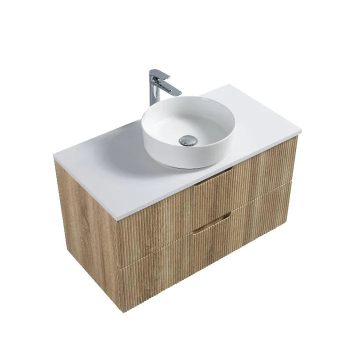 Mornington Fluted Oak Vanity Bundle
