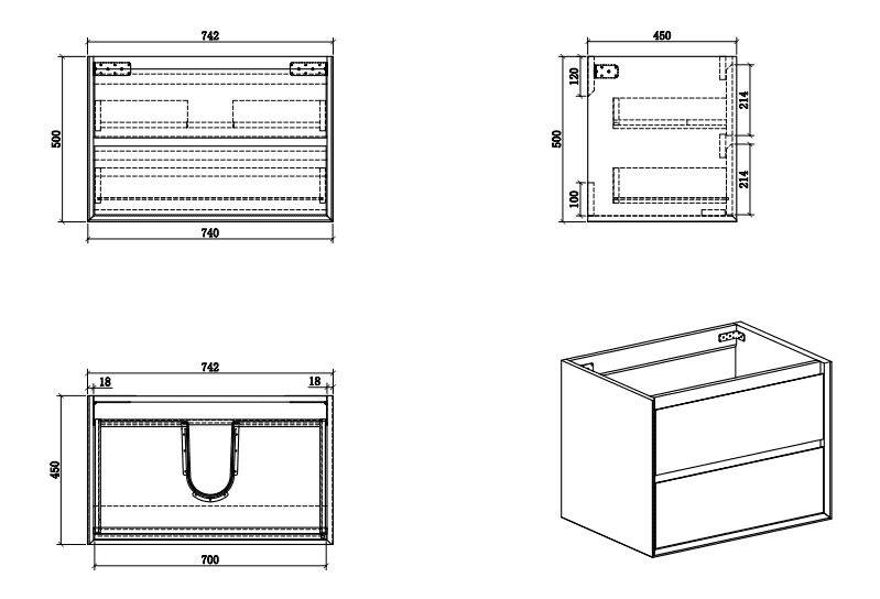 Birchwood Oak Vanity Bundle