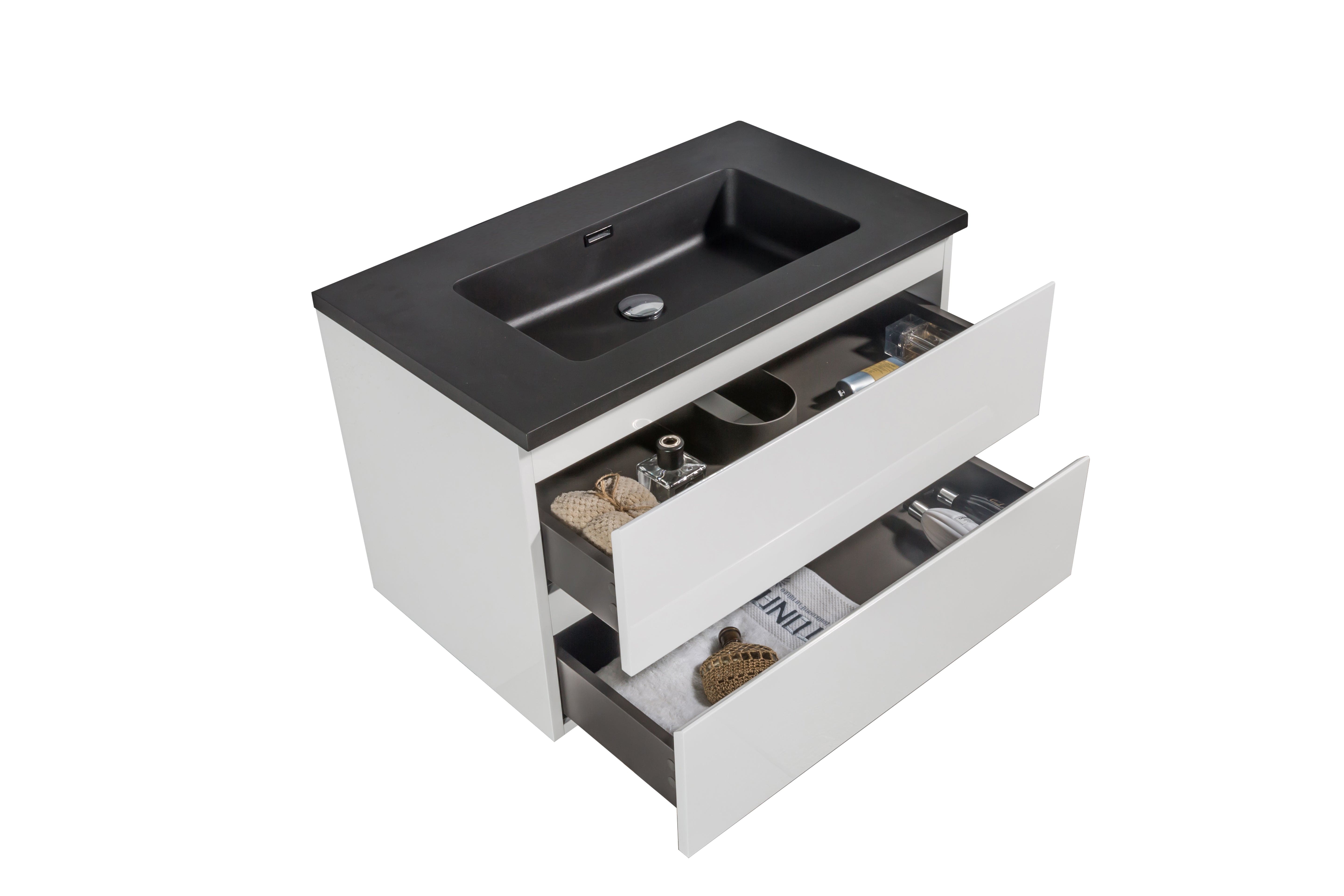 Serenity Matte White Vanity Bundle