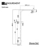 CIRC - Brushed Gold Multi-function Shower Set 200mm
