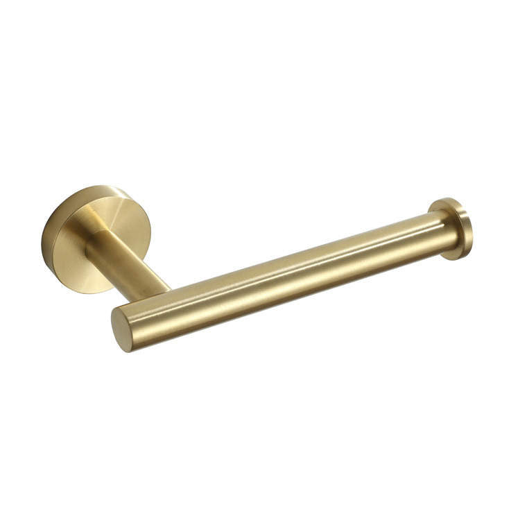 CIRC Toilet Roll Holder - Brushed Gold