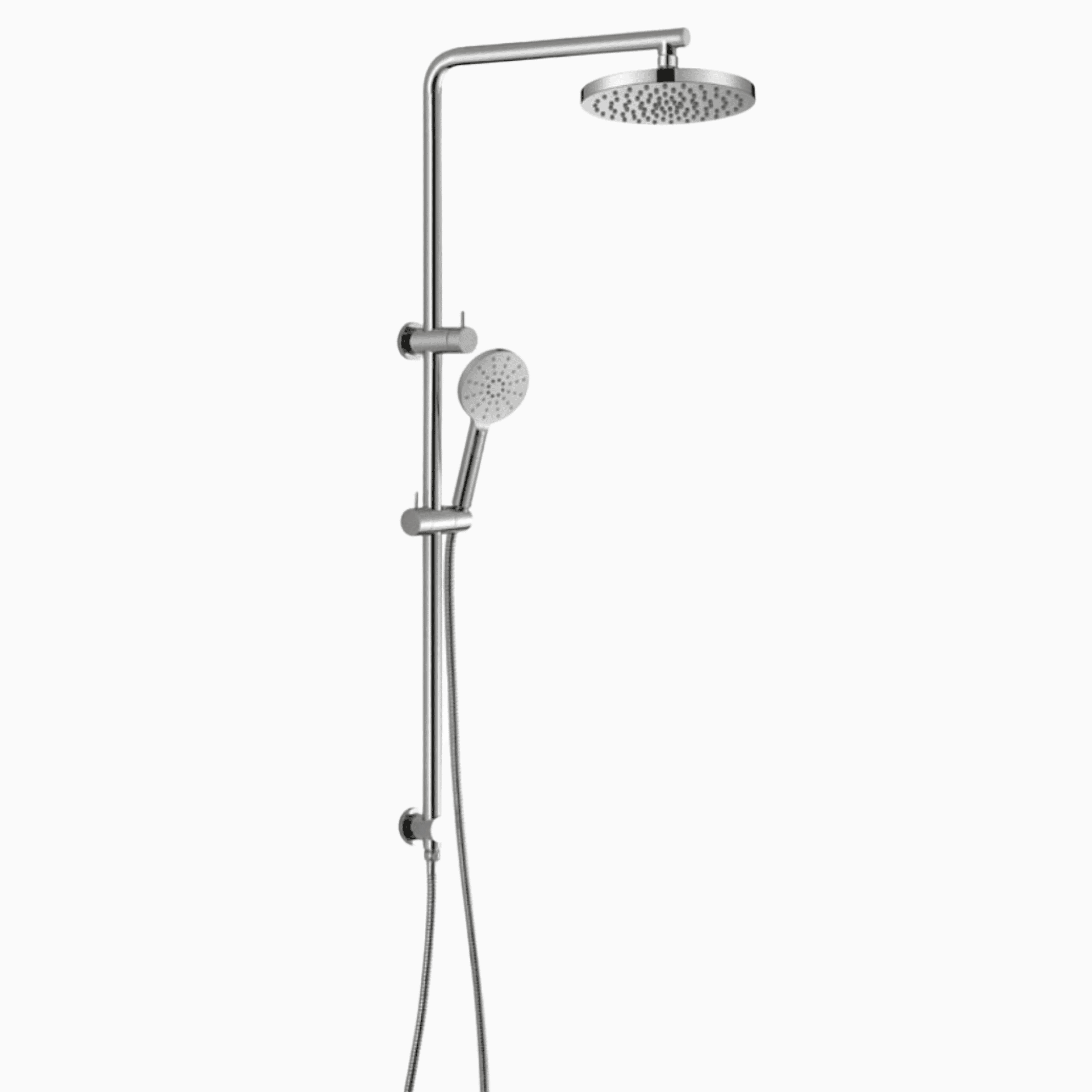 Brushed Nickel Wall Mounted Basin Mixer Tapware Bundle