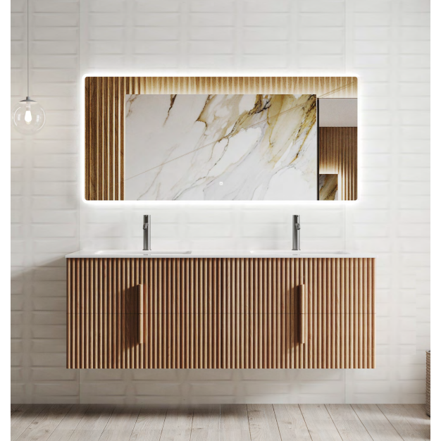 Mykonos Natural Oak Vanity Bundle