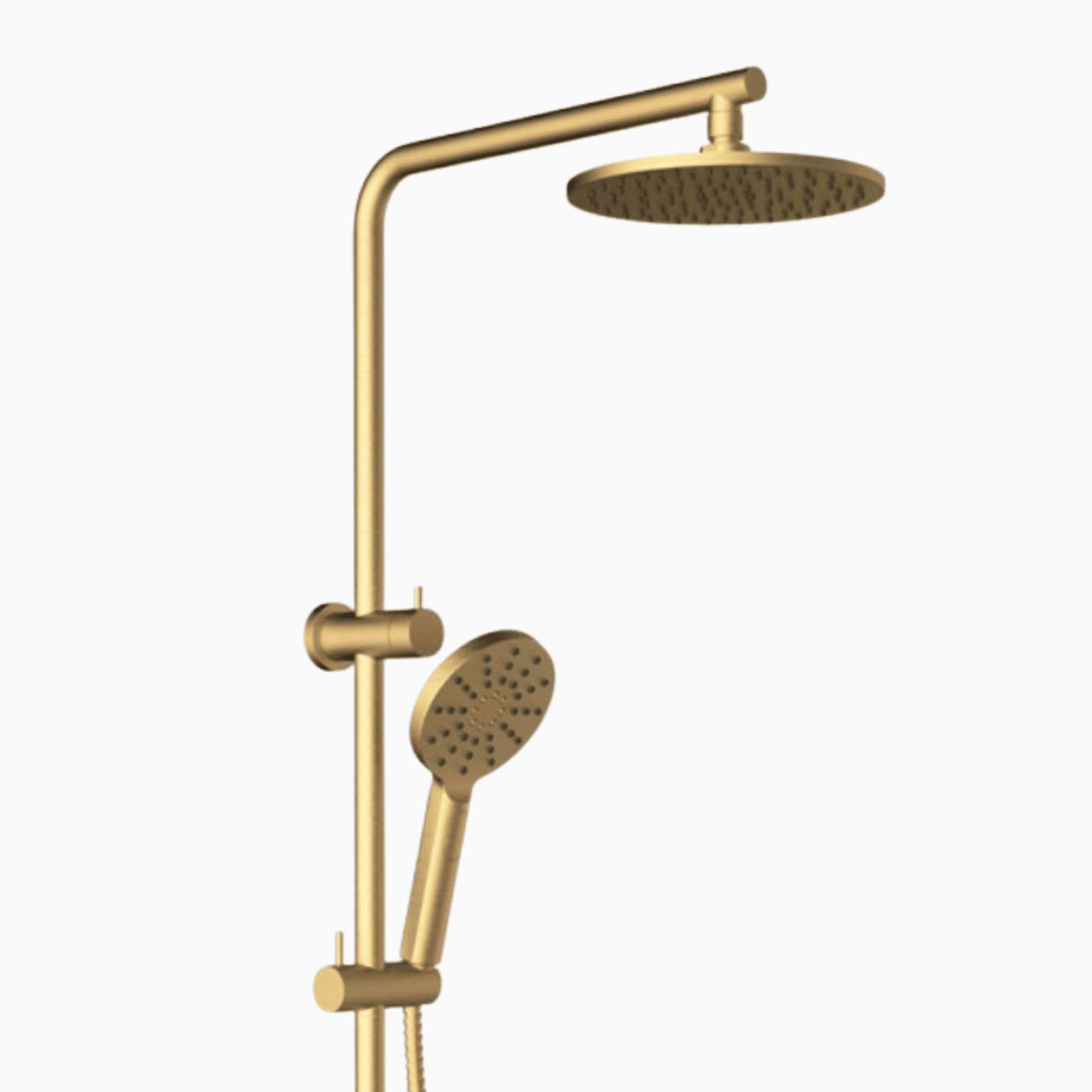 CIRC - Brushed Gold Multi-function Shower Set 200mm