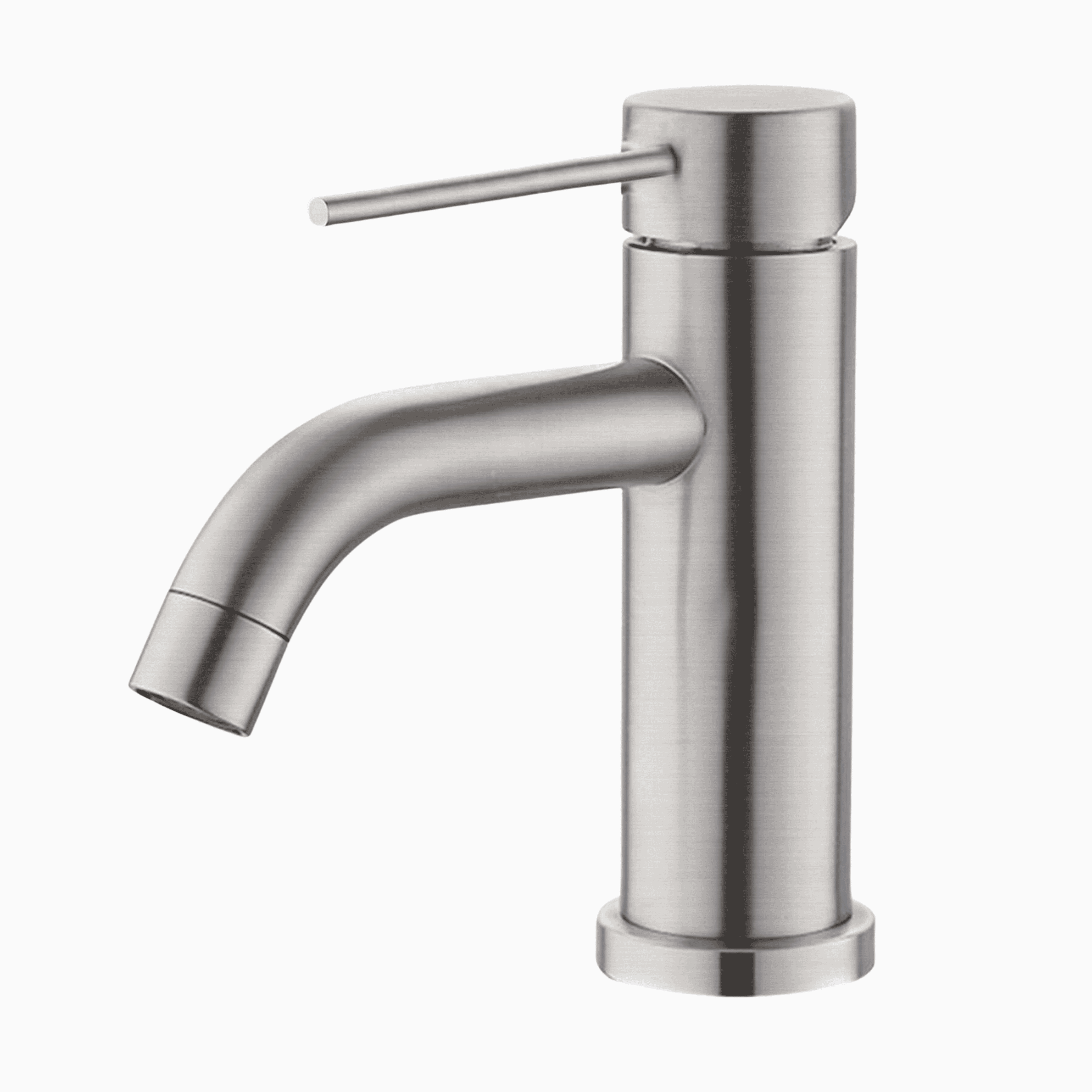 CIRC - Brushed Nickel Short Basin Mixer